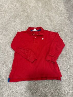 The Beaufort Bonnet Company Red Long-Sleeve Polo Shirt